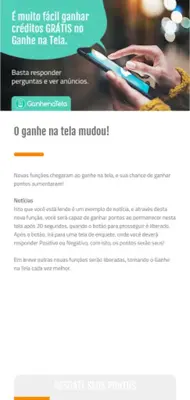 Ganhe na Tela - Ganhe pontos e android App screenshot 1